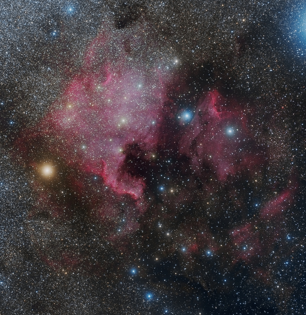 NGC7000, IC5070 - North America Nebula, Pelican Nebula