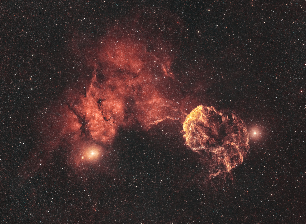 IC 443 - Jellyfish Nebula | Telescope Live