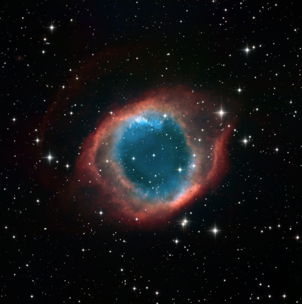 The Helix Nebula LRGB