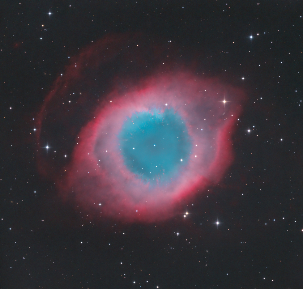 Helix Nebula in RGBHOO