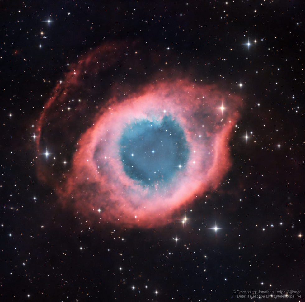 Helix Nebula LRGB