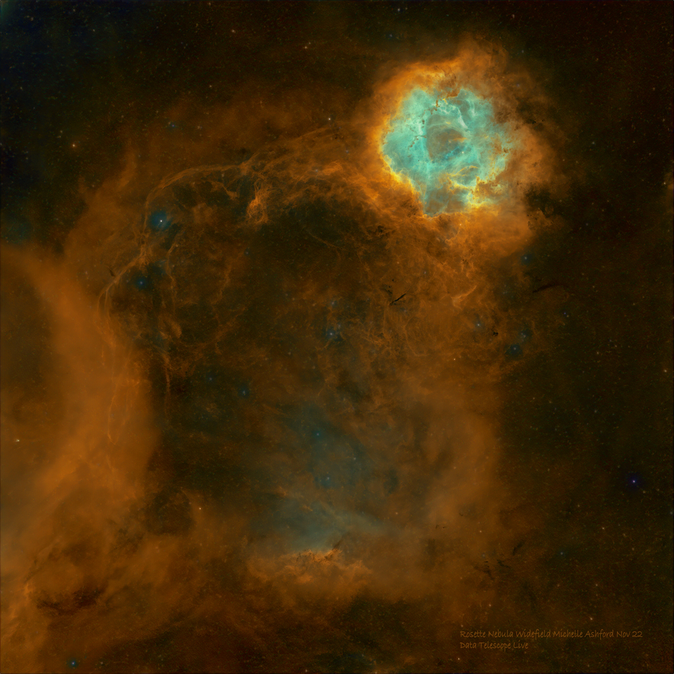 Rosette Nebula Widefield