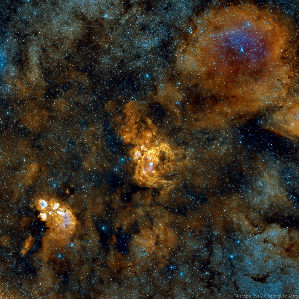 NGC 6357+6334 