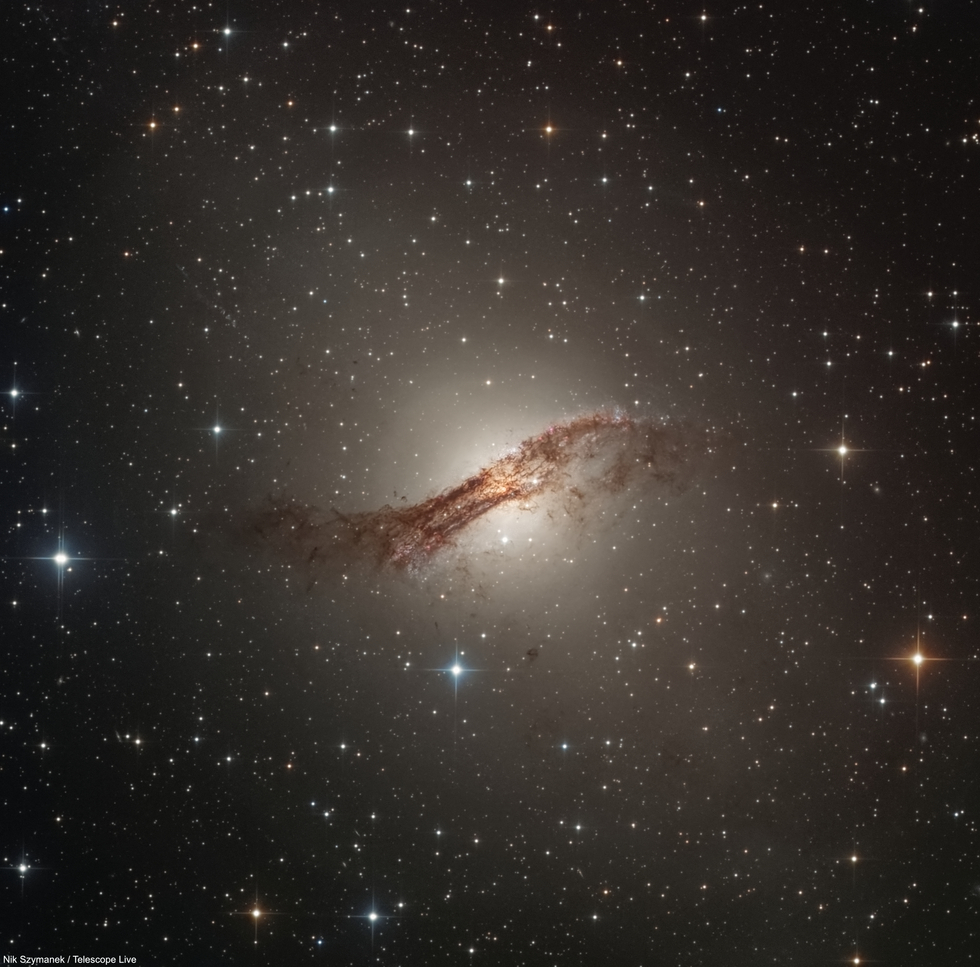 Centaurus A CHI-1 reprocess using Blur Xterminator