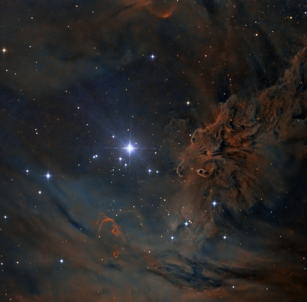 Cone Nebula CHI-1 SHO