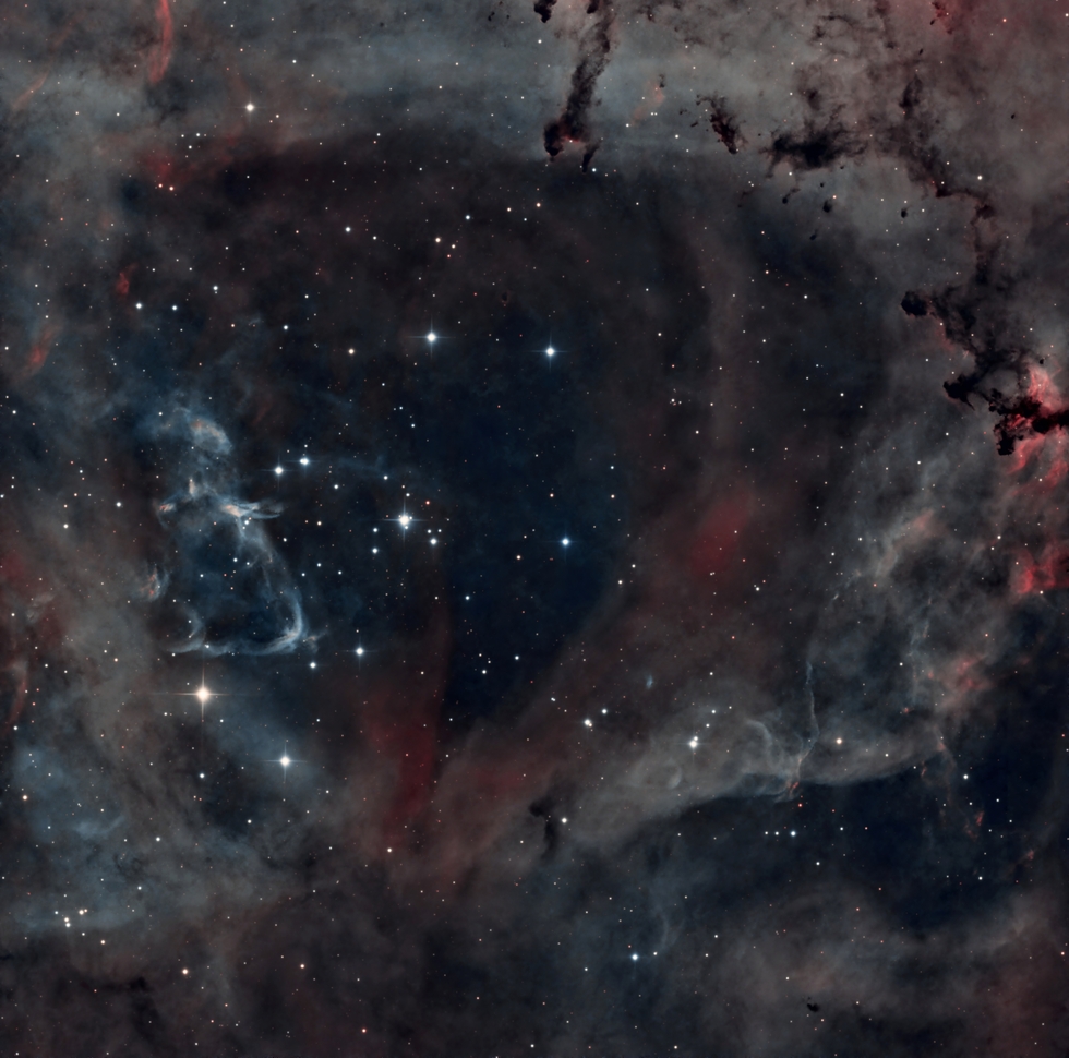 Rosette Nebula SHO Modified CHI-1