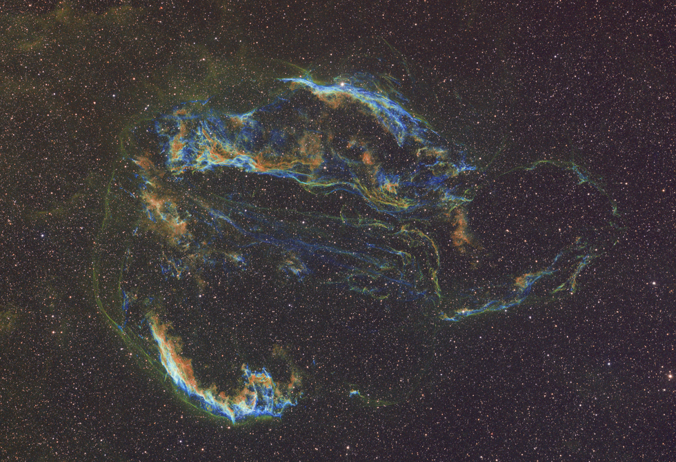 Veil Nebula in SHO