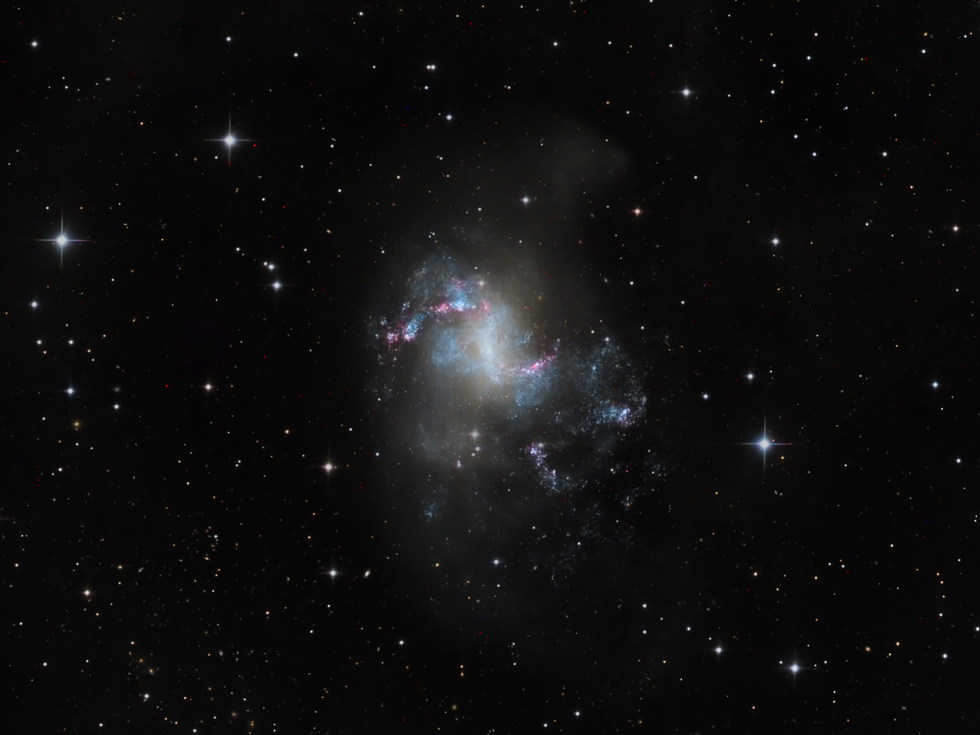 NGC 1313 The Topsy Turvey Galaxy