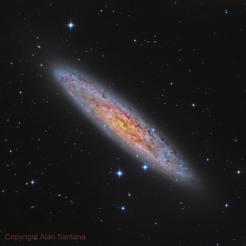 Sculptor Galaxy (NGC 253) - (in LRGB) - CHI-1-CCD