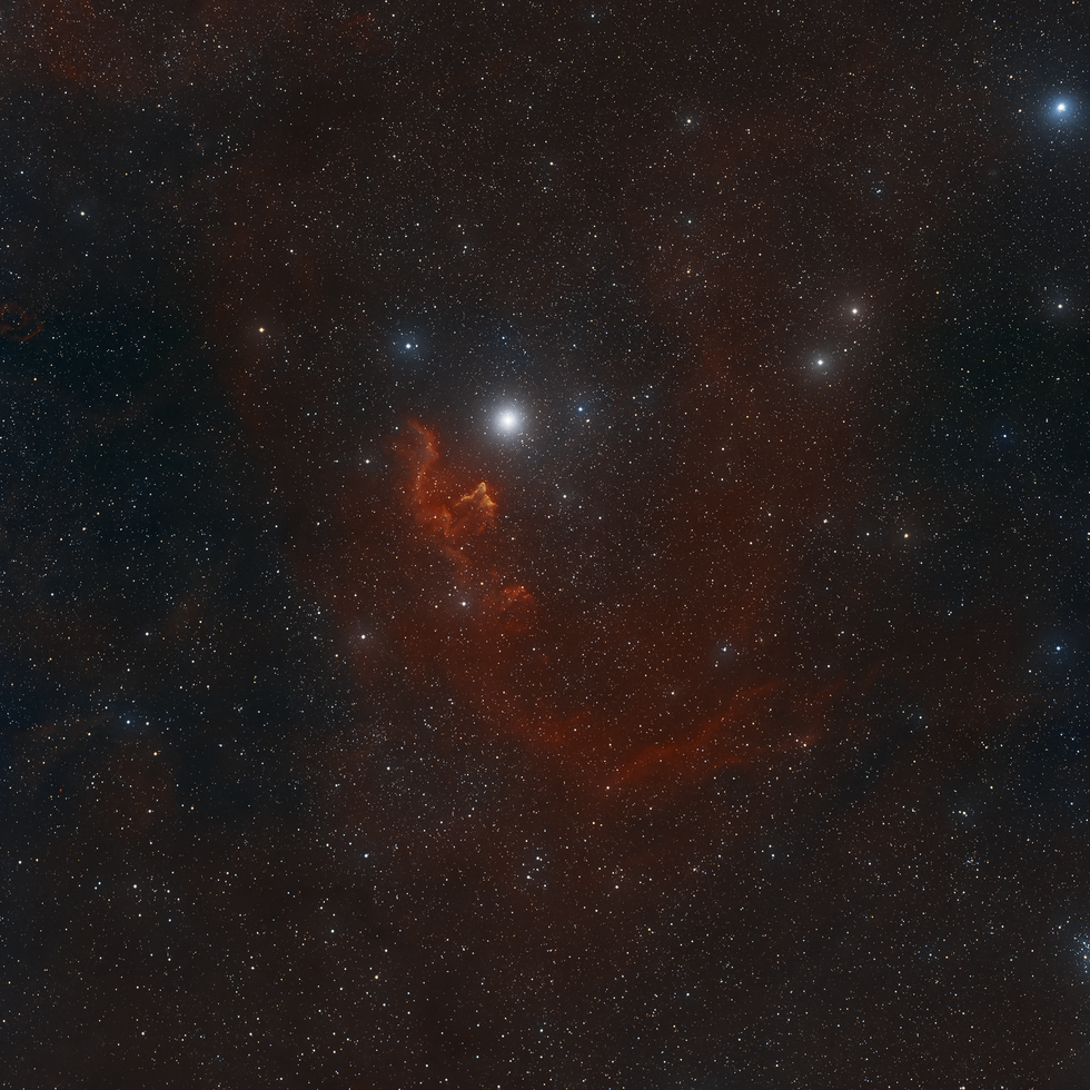 Cassiopeia's Ghost - IC59 & IC63 Widefield