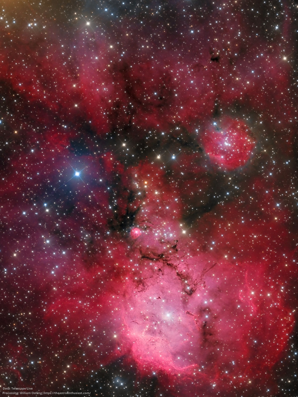 Reflection and emission in SH2-311: The skull and crossbones nebula