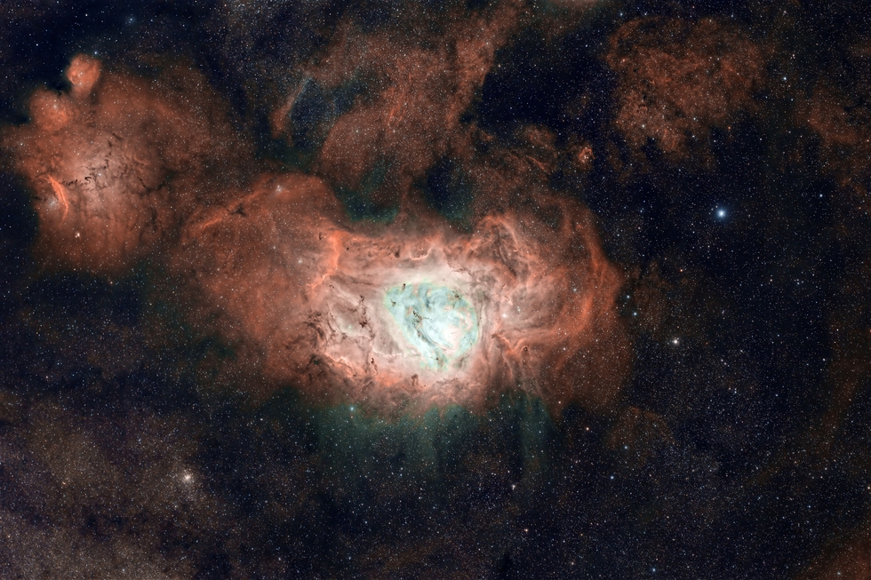 The Lagoon Nebula M8