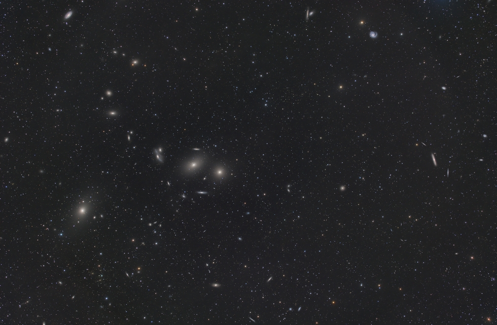 Wide Field Massive Galaxy Cluster