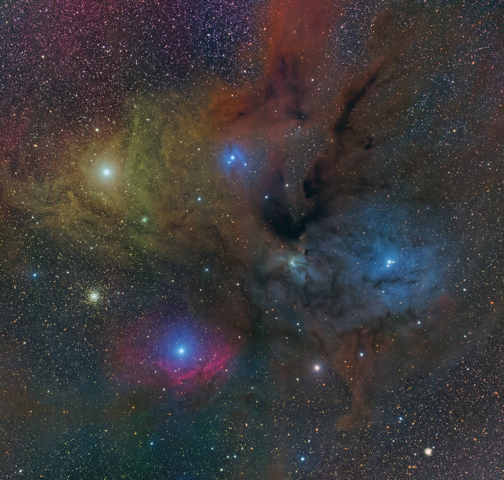 Rho Ophiuchus region