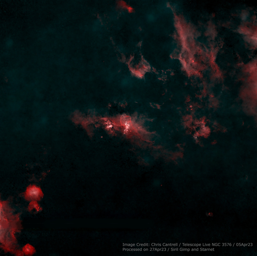 NGC3576 Widefield - starless