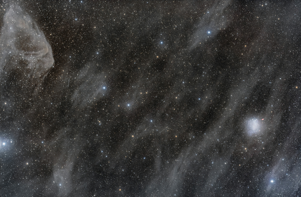 Sh2-63 and Barnard's Galaxy