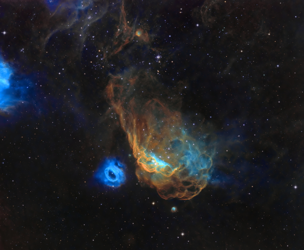 NGC 2014 and Ngc 2020