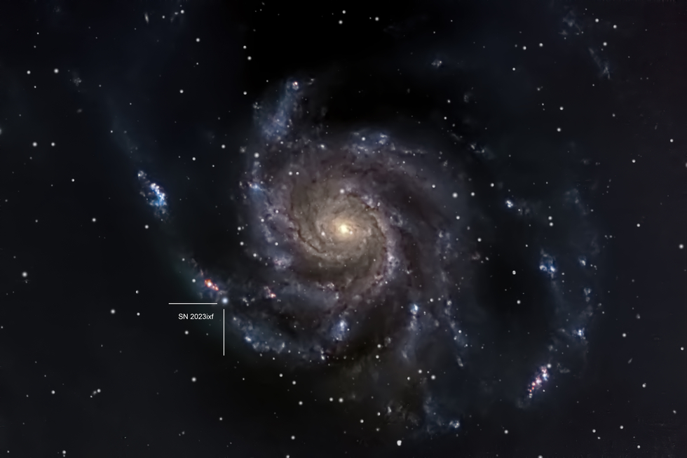 SN 2023ixf at M101