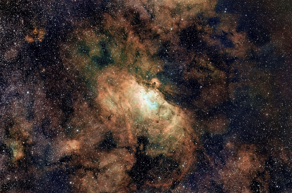 The Eagle Nebula M16 Widefield 