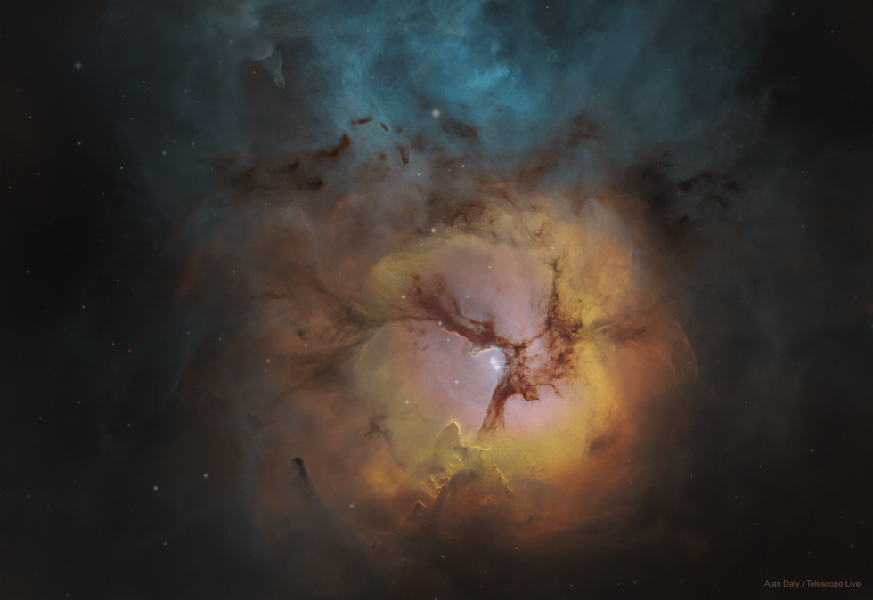 M20 Trifid Nebula LRGB and SHO