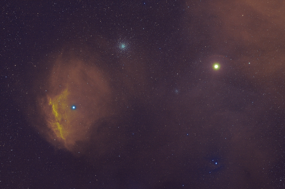 THE SQUARE 'ANTARES - M4 - ALNIYAT - IC 4605