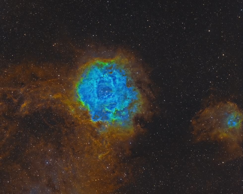 NGC2244 Rosette Nebula - SPA-1-CCD