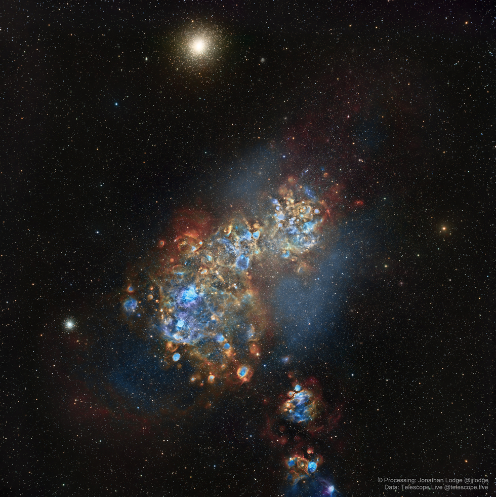 Small Magellanic Cloud SHO/LRGB Blend