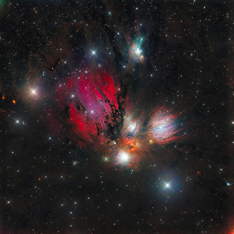 NGC 2170 And NGC2182