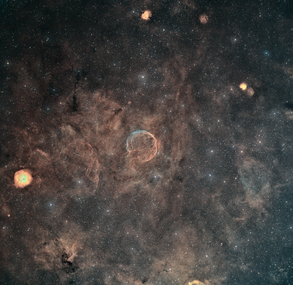Supernova Remnant CTB1 widefield
