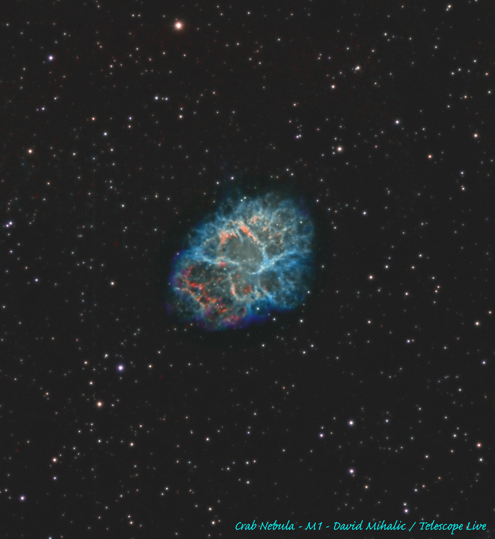 Crab Nebula - a supernova remnant