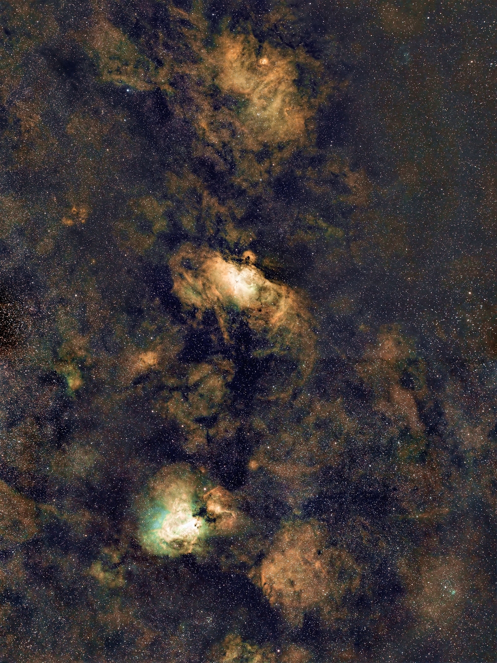 M16, 17, 18, Sh2-44 and 54