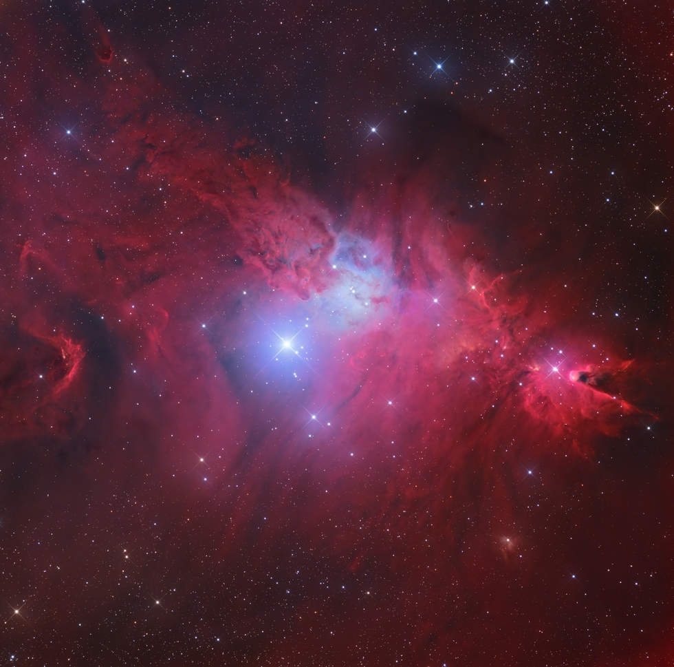 NGC 2264 in LRGB