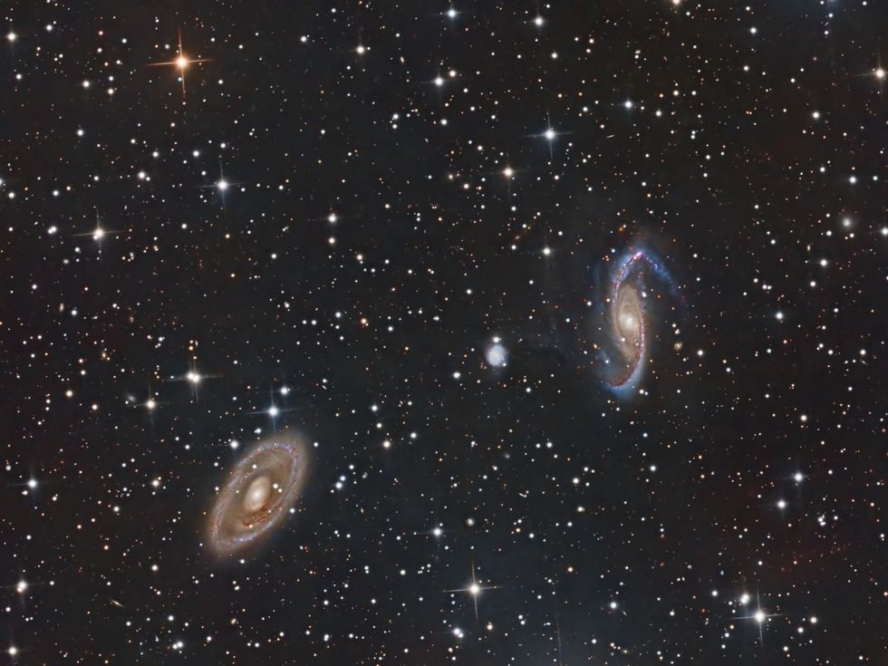 NGC 3358, 3354 and 3347 