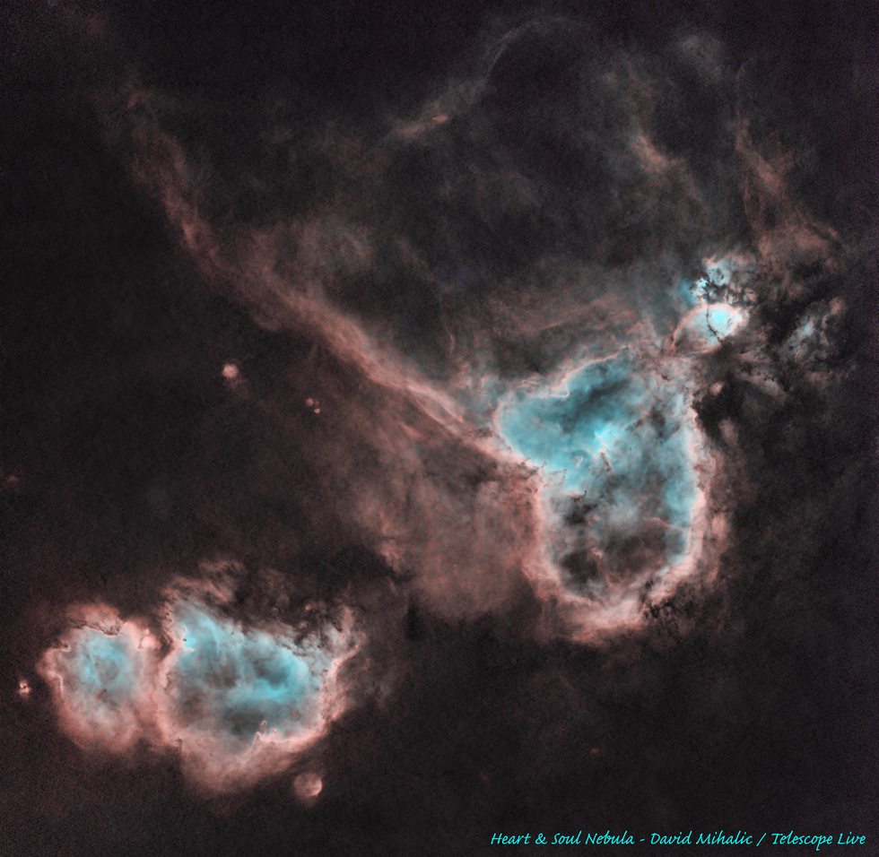 Heart & Soul Nebulae NGC 1027 - starless