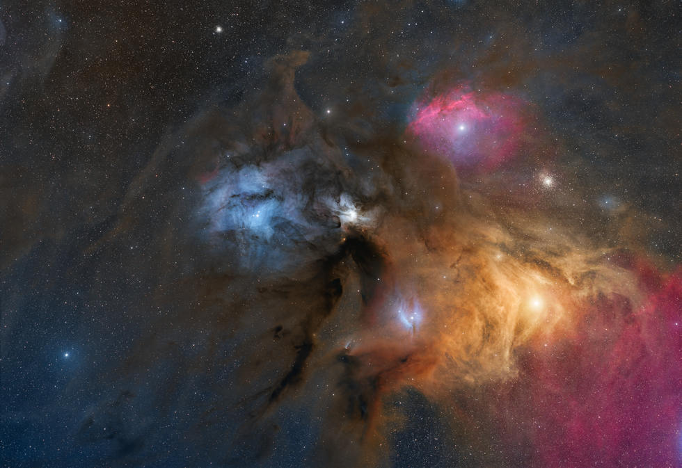 Rho Ophiuchi Molecular Cloud Complex AUS-2-CCD