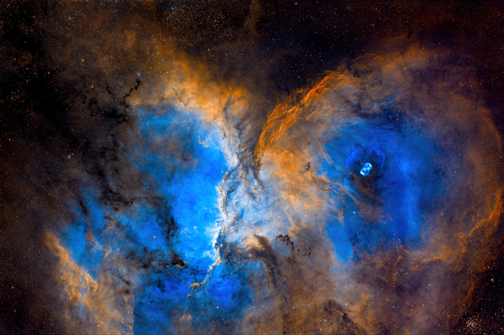 Rim Nebula / RCW 108, 2 bundles, 10h data