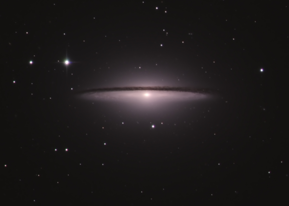 Sombrero Galaxy (M104), My First Telescope Live Image