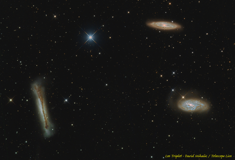 Leo Triplet (M65, M66, NGC 3628)