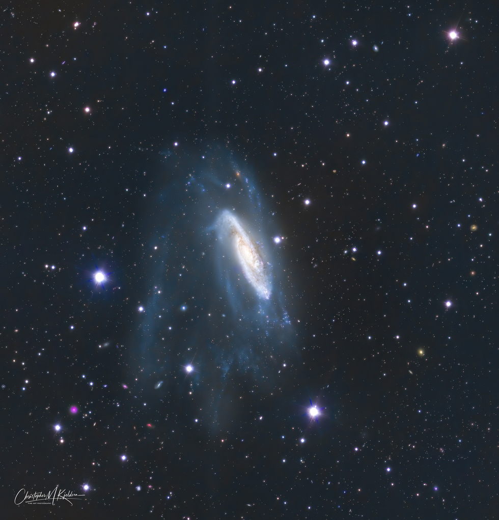 NGC3981-Unbarred Spiral Galaxy