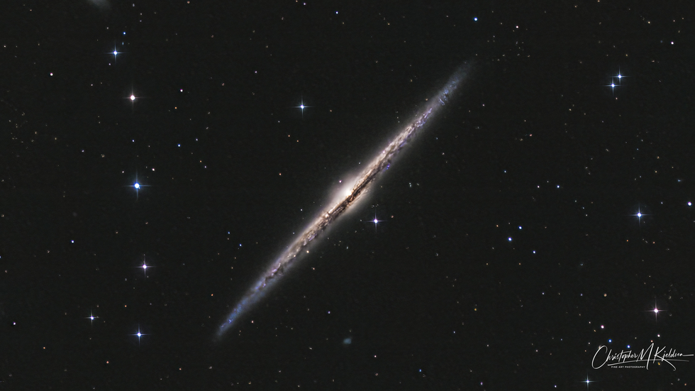 NGC 4565 – An Edge On Spiral Galaxy