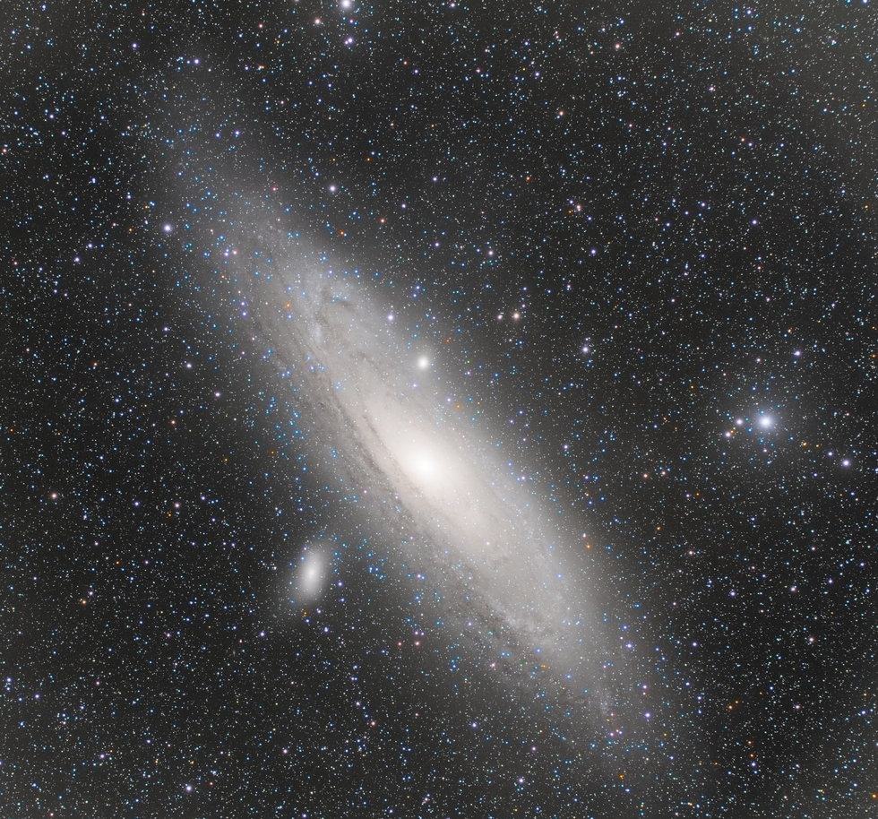 M31, my first time using a remote telescope.