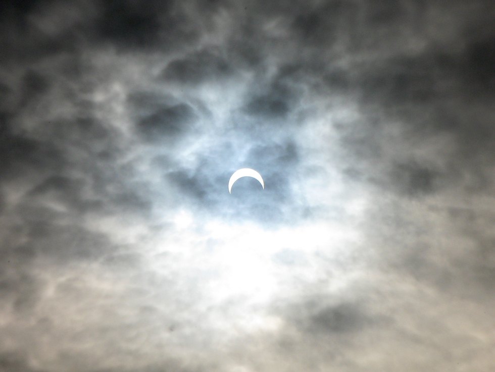 Eclipse from Idaho, USA 14Oct2023 Telescope Live