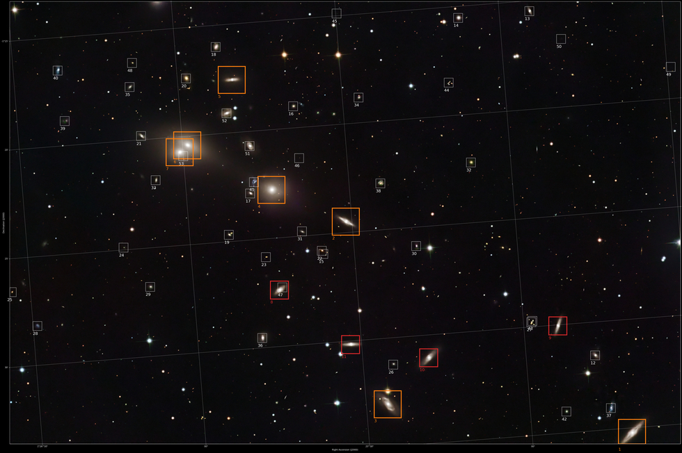NGC 535 and companions