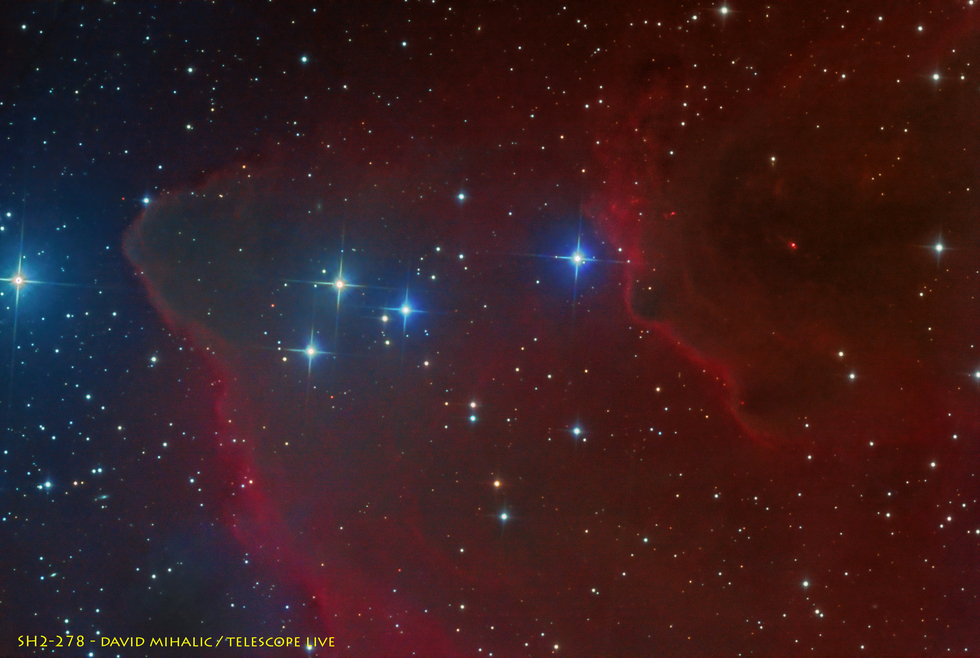 SH2-278 Emission Nebula in Orion | Telescope Live
