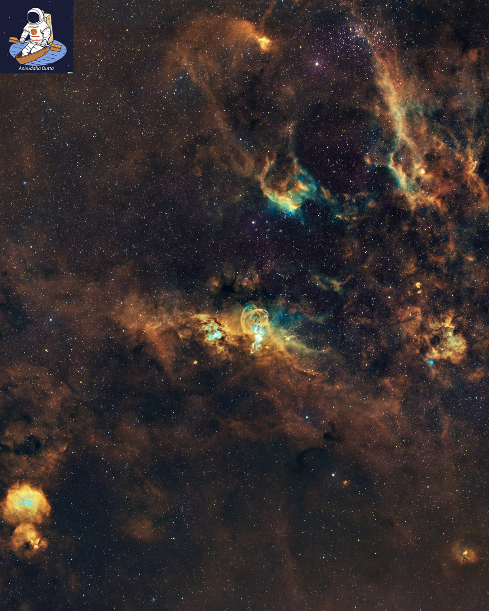 NGC 3576 widefield