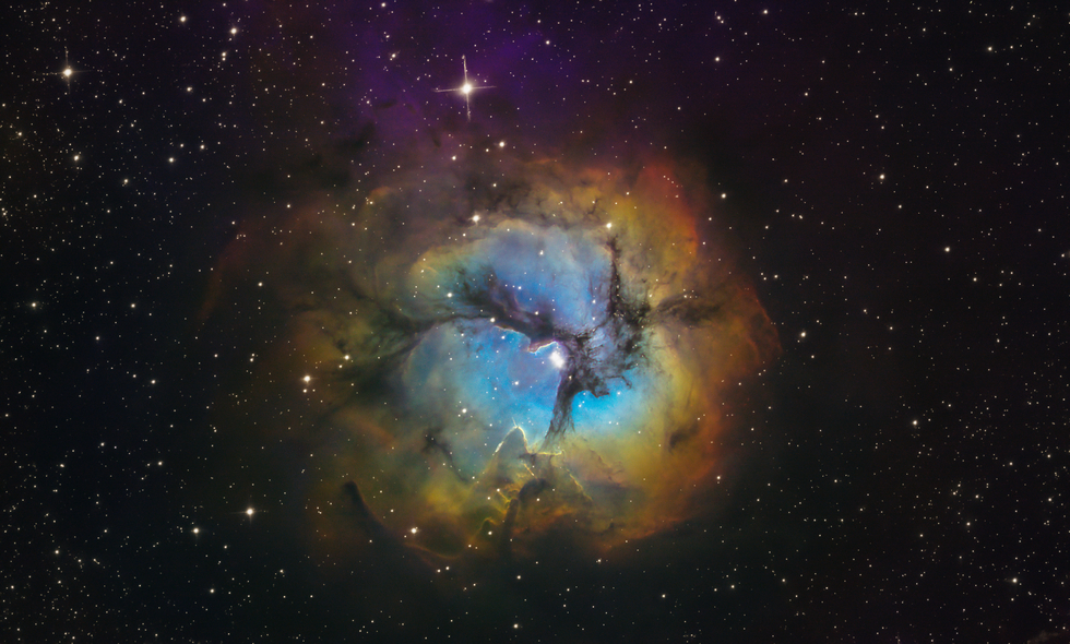Trifid Nebula in SHO