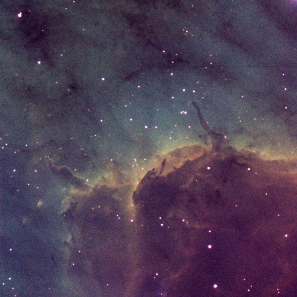 Inside the Pelican Nebula