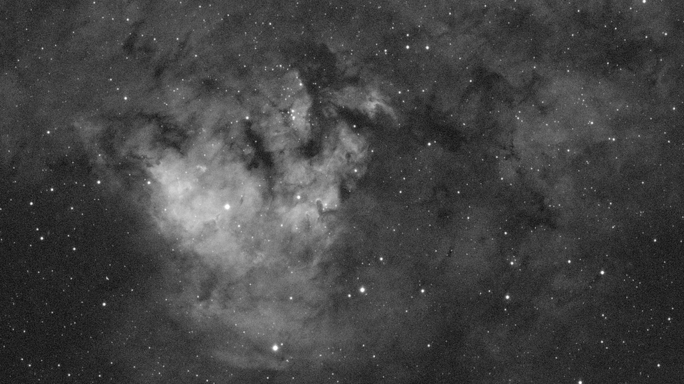 NGC 7822 - central region in H-Alpha