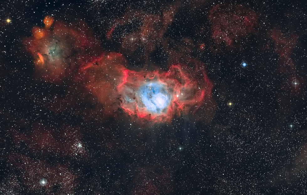M8 Lagoon Nebula widefield...