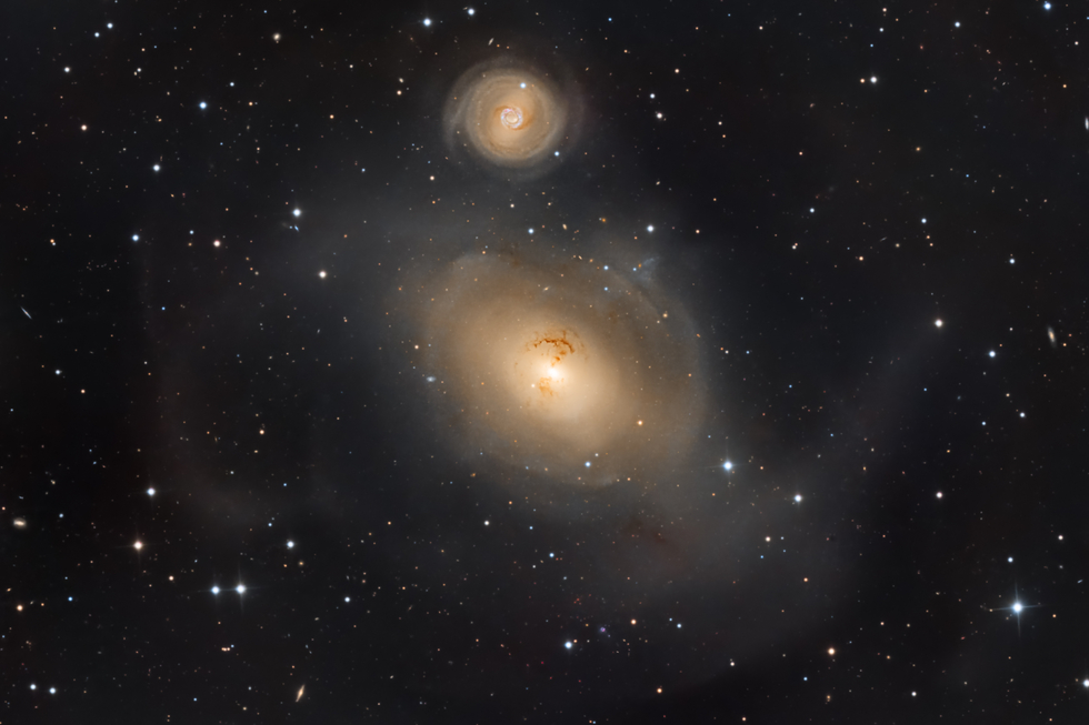 NGC 1316 and NGC 1317
